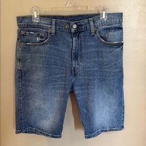Levi's 505 Jean Shorts Classic Denim Men’s 33 waist
